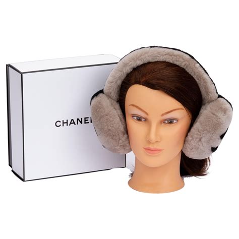 chanel 3 earmuffs buy|chanel hair clip vintage.